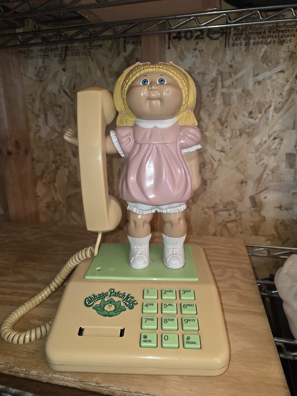 Cabbage Patch Kids Pink Dress Telephone Doll
